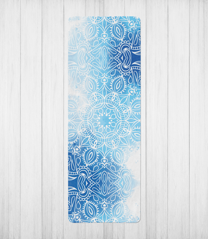 Air Mandala Boho Vegan Suede Yoga Mat - The Boho Berry