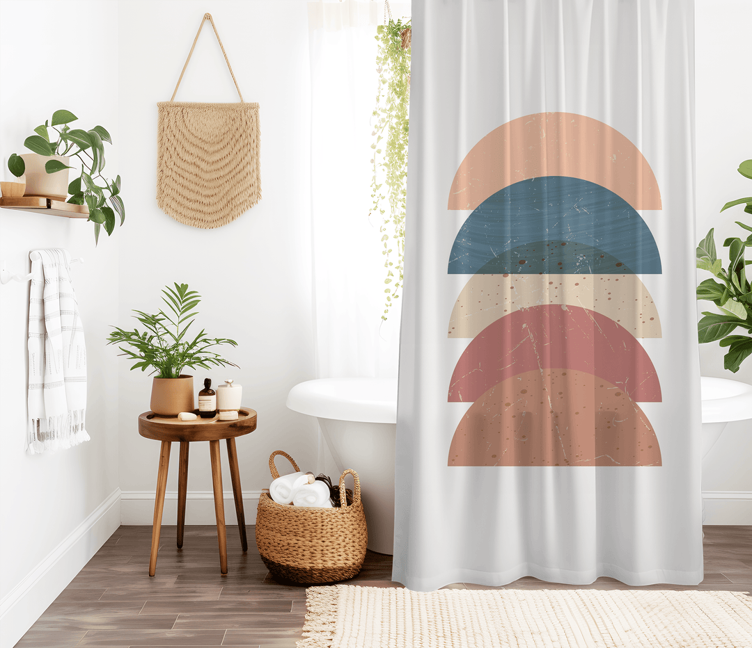 Ezra Boho Shower Curtain - The Boho Berry