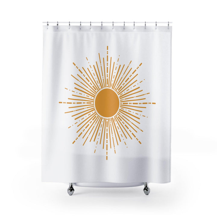 Golden Sun Boho Shower Curtain - The Boho Berry