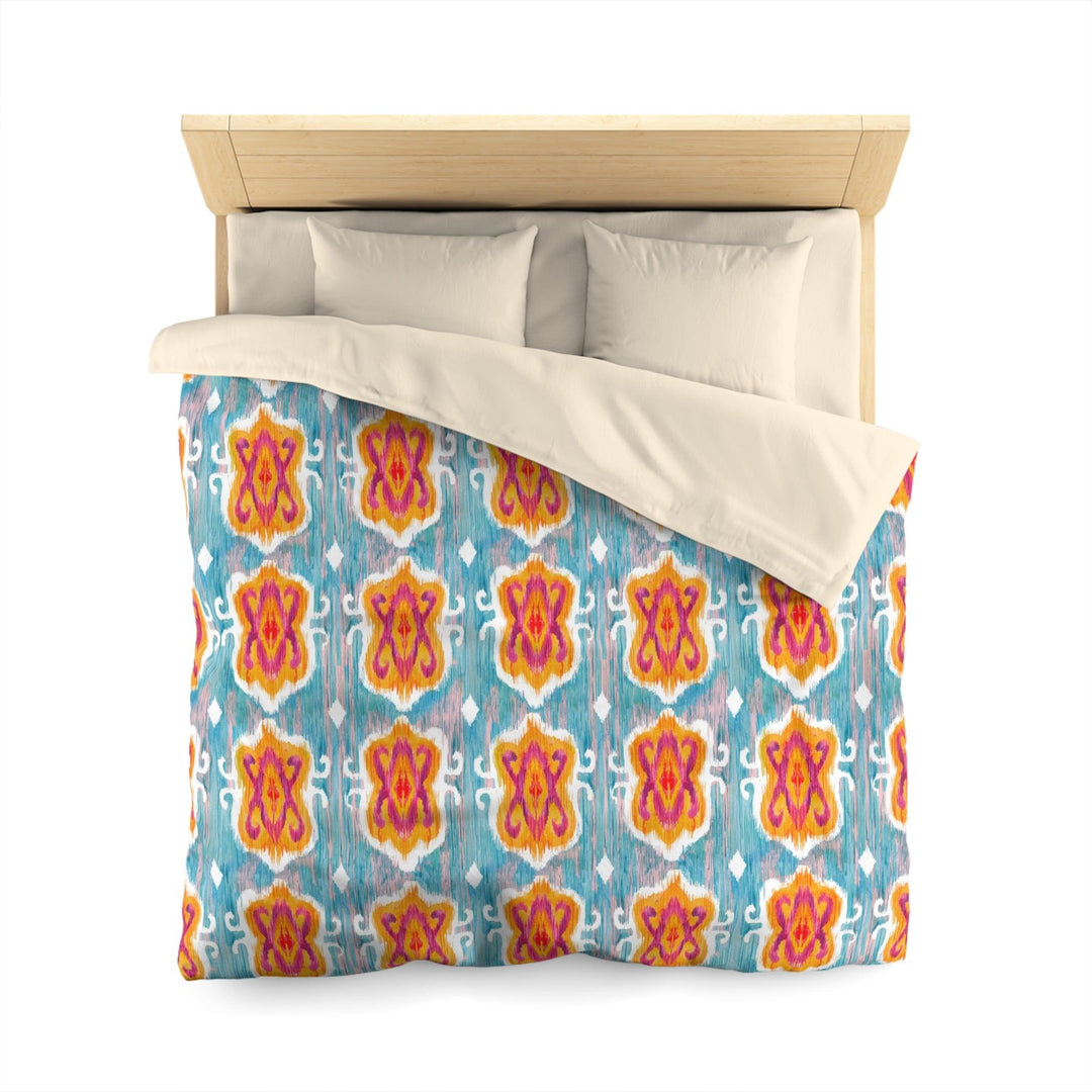 Ikat Blossom Boho Duvet Cover - The Boho Berry