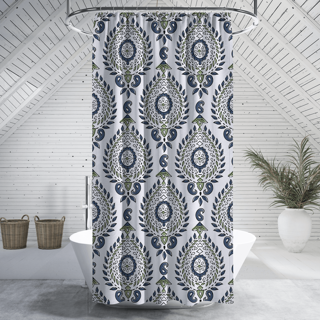 Nima Boho Shower Curtain - The Boho Berry