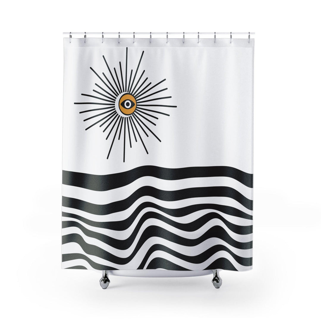 Sun Moon Eye Boho Shower Curtain - The Boho Berry