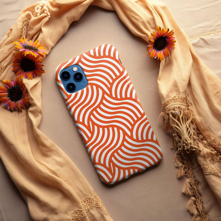 Orange Swirl | Slim Phone Case - The Boho Berry